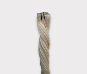 Hår trense extension - Cold Blonde 60 - 100% ægte hår